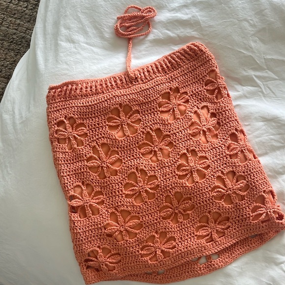 Dresses & Skirts - MABLE crochet flower skirt